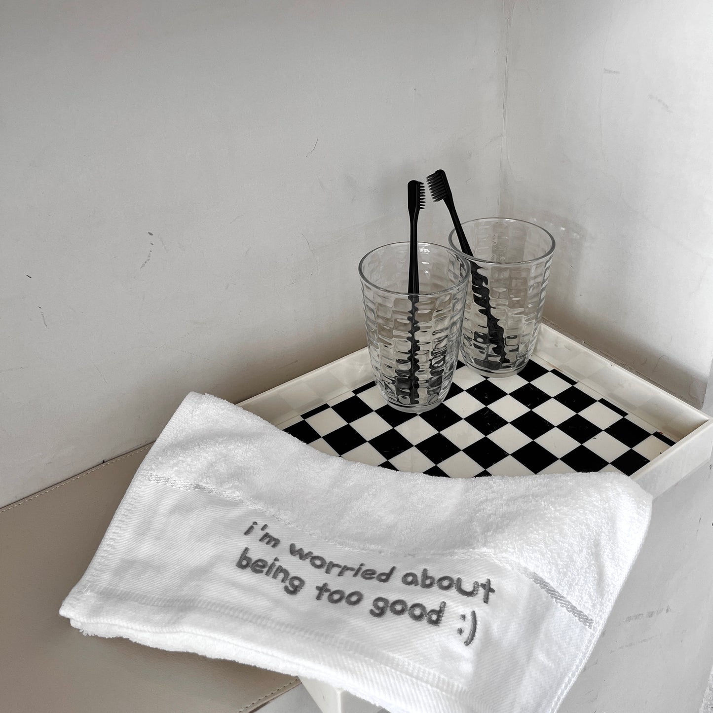 Being Too Good Hand Towel