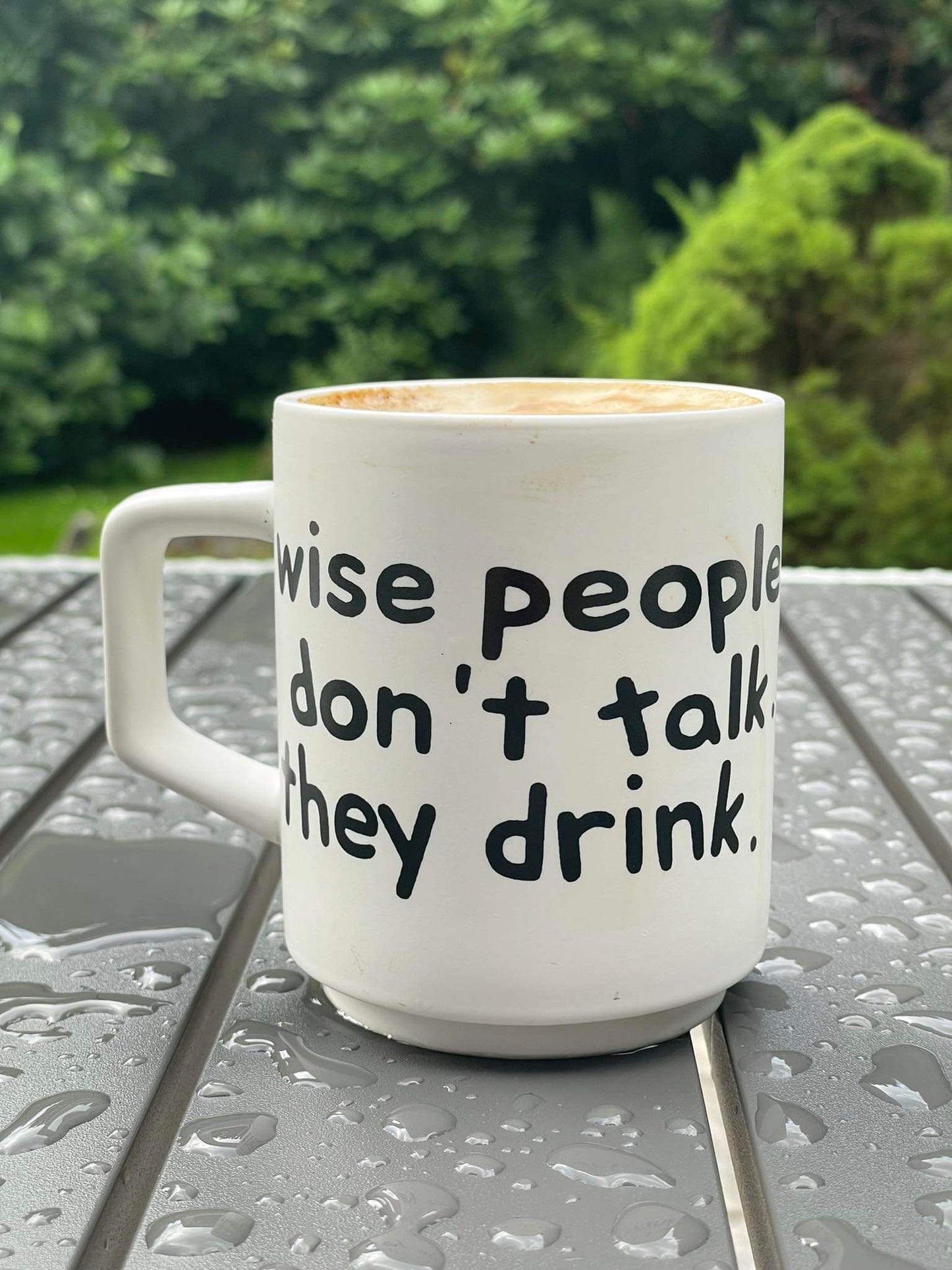 Martini Glass Designed Ceramic Mug