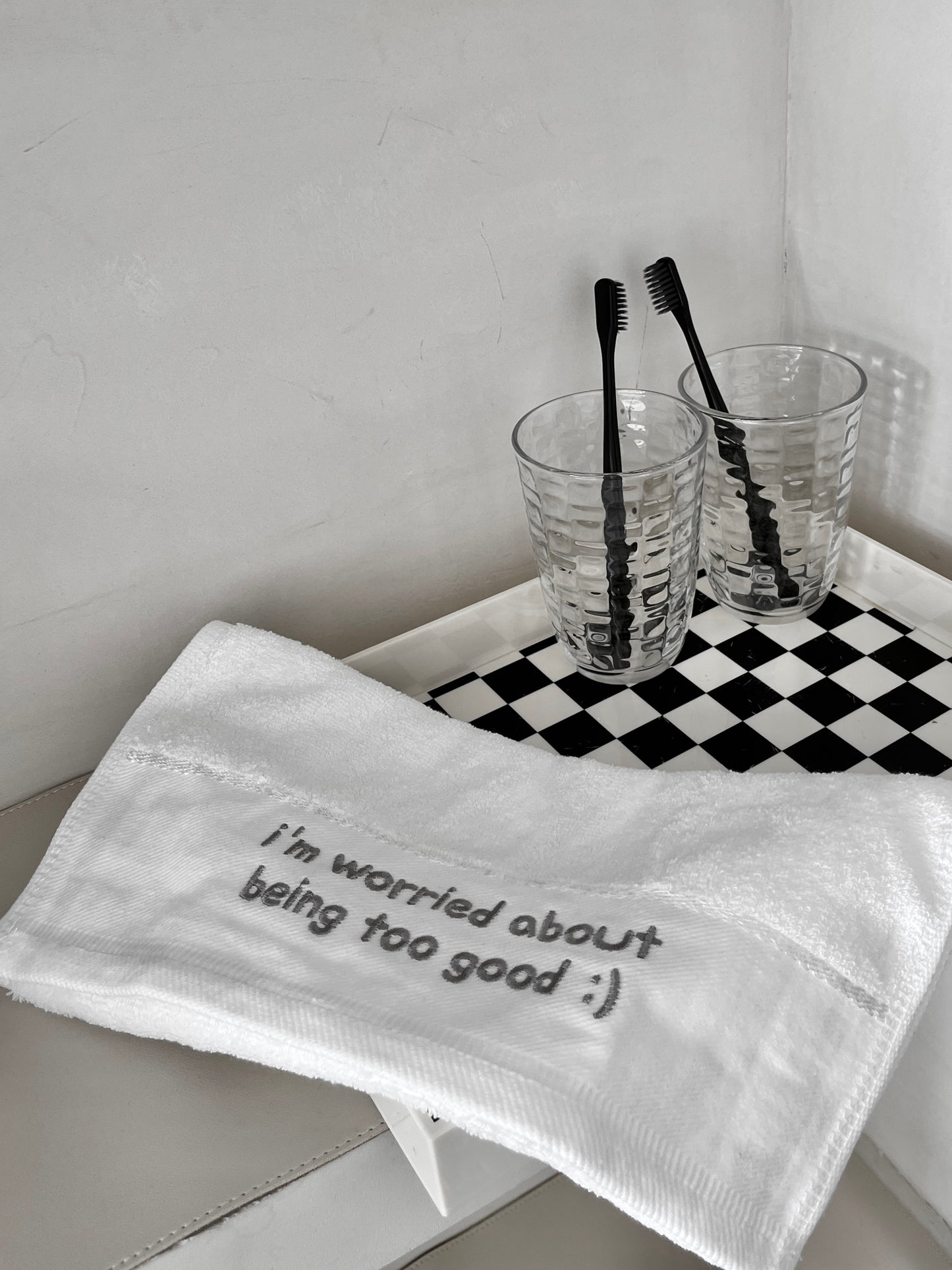 Being Too Good Hand Towel